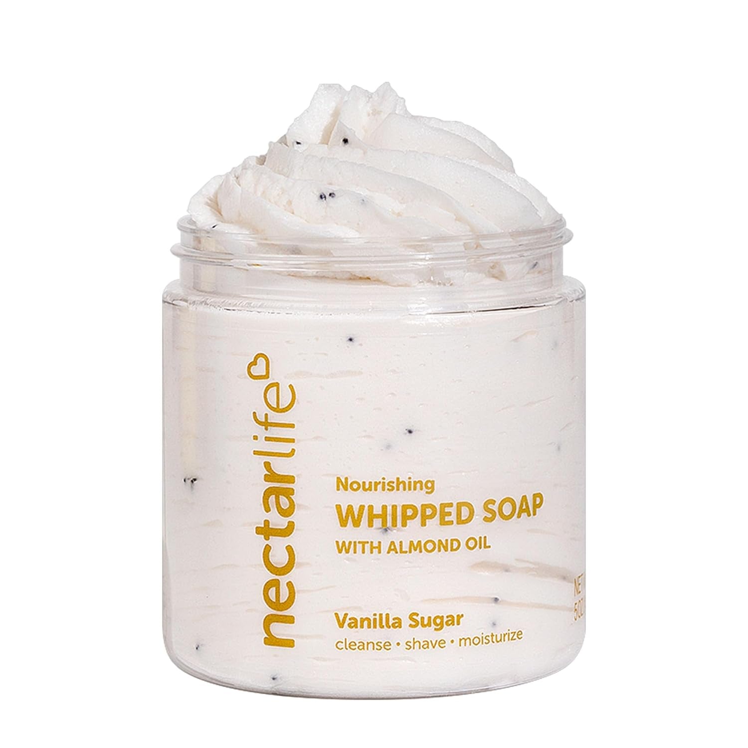 Smoo Nectar Life Whipped Soap and Shave Butter, 5 Oz (Vanilla Sugar)