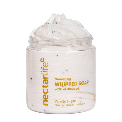 Smoo Nectar Life Whipped Soap and Shave Butter, 5 Oz (Vanilla Sugar)