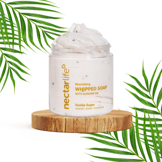 Smoo Nectar Life Whipped Soap and Shave Butter, 5 Oz (Vanilla Sugar)